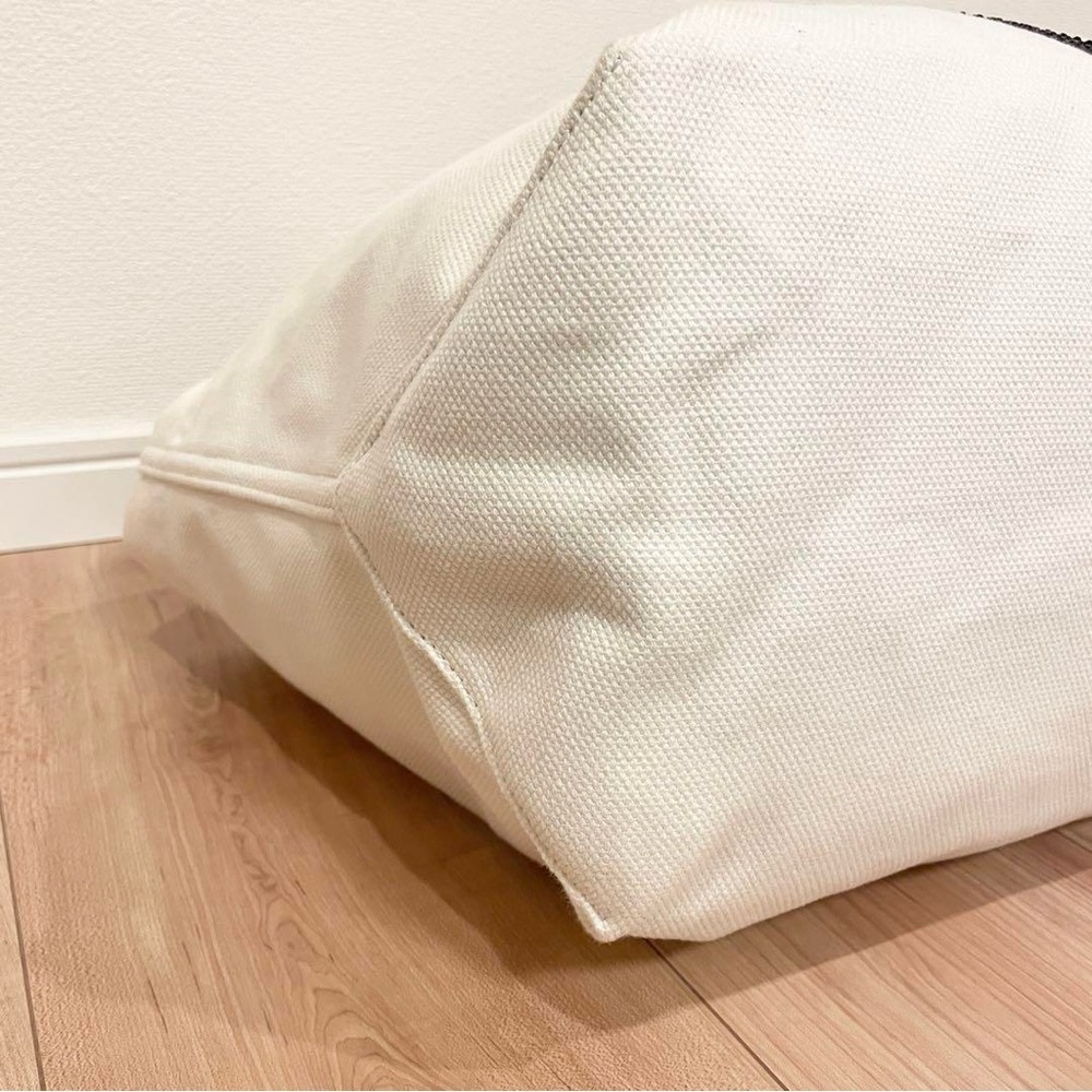 MICHAEL KORS LARGE EMBELLISHED LOGO CANVAS TOTE BAG - Picture 6 of 12